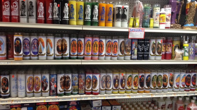 Shelves at Tienda y Taqueria Fiesta