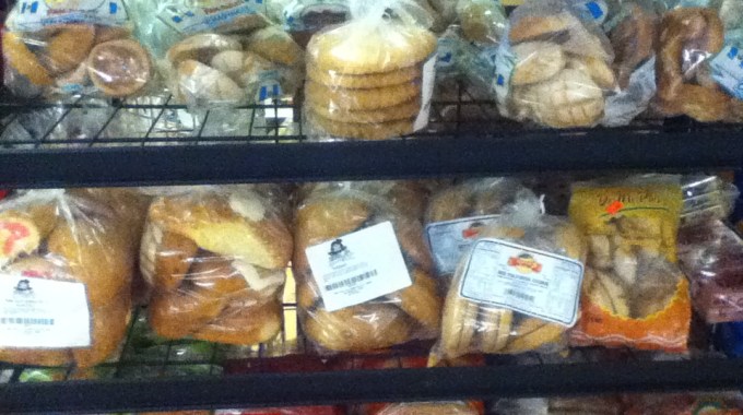 Shelves at Tienda y Taqueria Fiesta